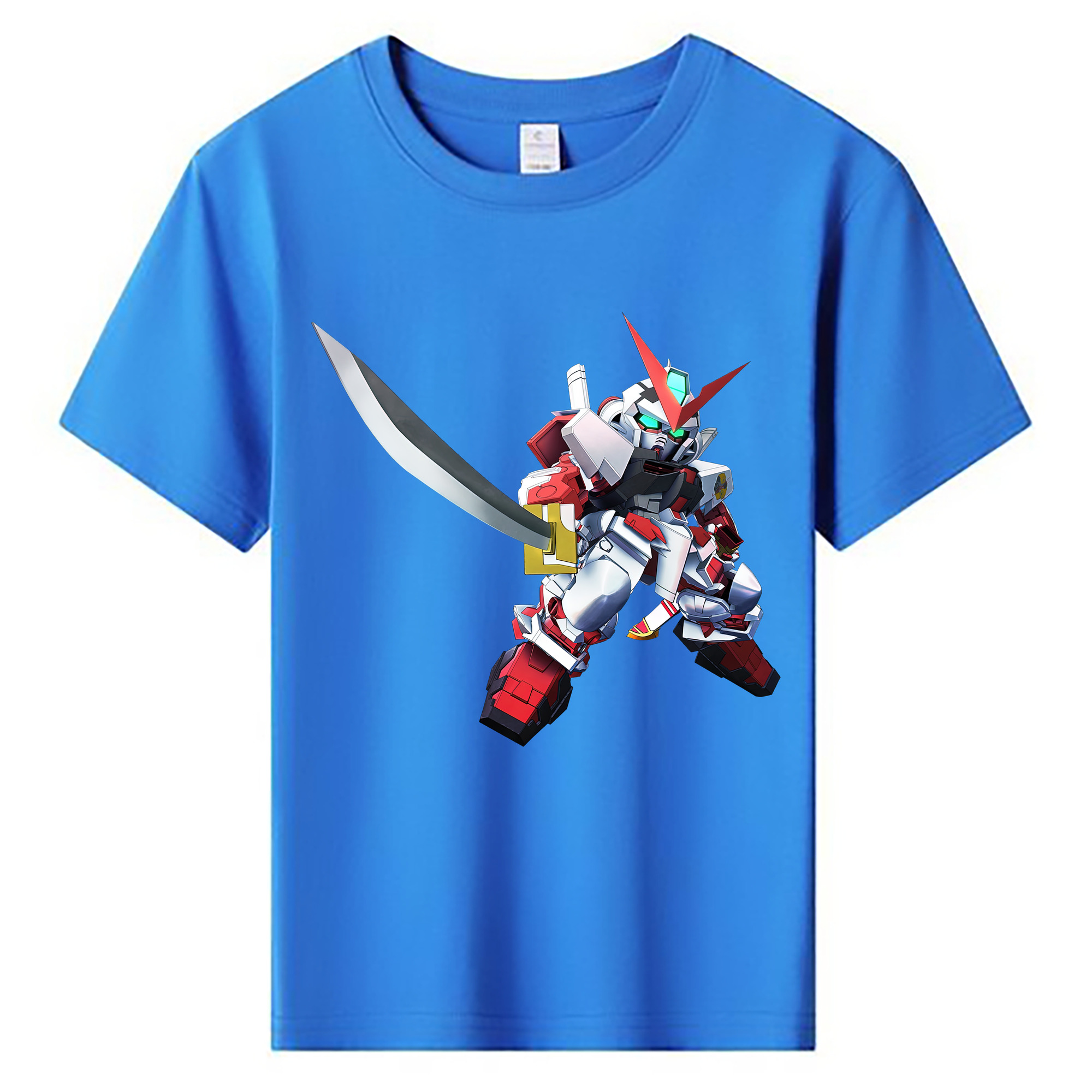（画像用） 機動戦士ガンダム Mobile Suit Gundam 綿100％キッズTシャツ（フロントプリント）